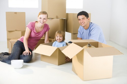 Removal team handling a residential move in Acton with local street access