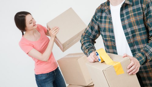 Acton student removals team handling a local move