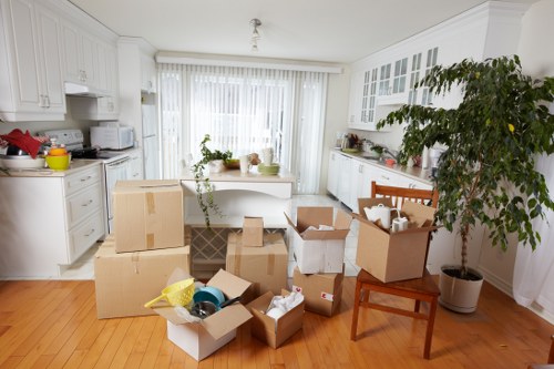 Local removal van assisting with Acton move planning