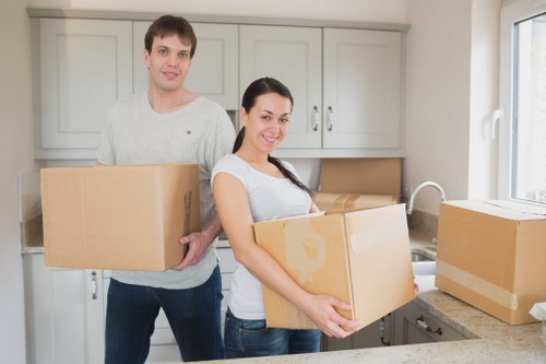 Packing and loading furniture for removal services in Acton